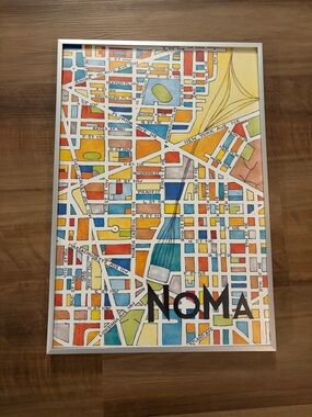 NOMA Colorful Map Art Print